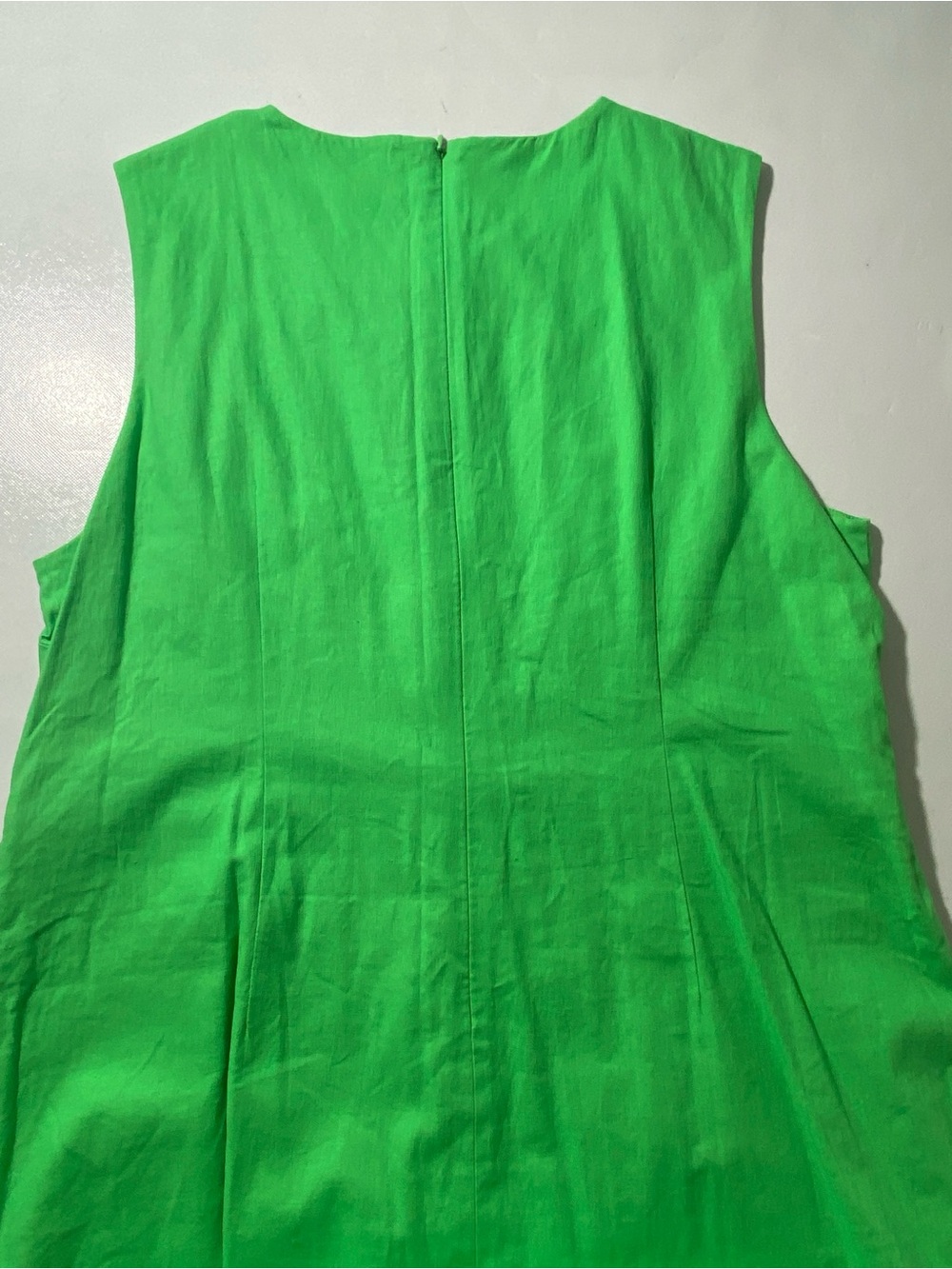 NEW Women's Preston & York Sleeveless Faux B Front Linen Blend Pear $119 - Picture 9 of 11